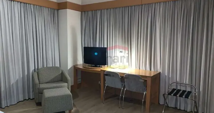 Excelente flat todo mobiliado, excelente localização na zona norte!