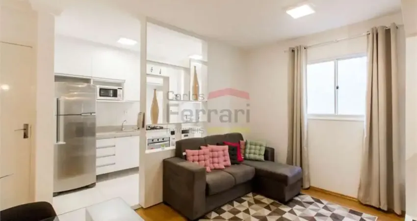 Apartamento DECORADO, tipo Studio, contendo 1 suíte, sem vaga de garagem