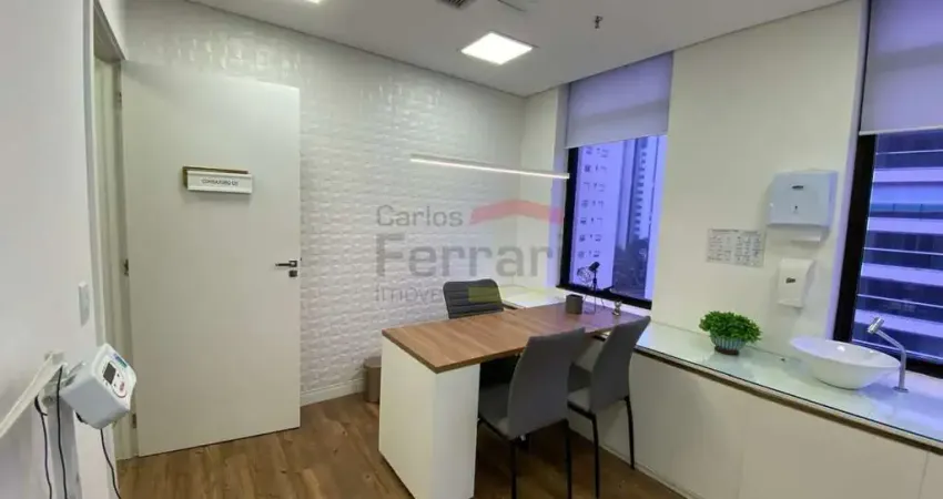 Conjunto Comercial na Zona Sul -  para Venda/Locação com 104 m2 - 4 salas - 2 vagas de garagem