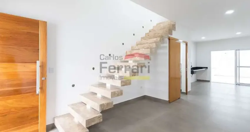 Sobrado Novo com 3 Suítes, Espaço Gourmet e 2 Vagas - Parada Inglesa