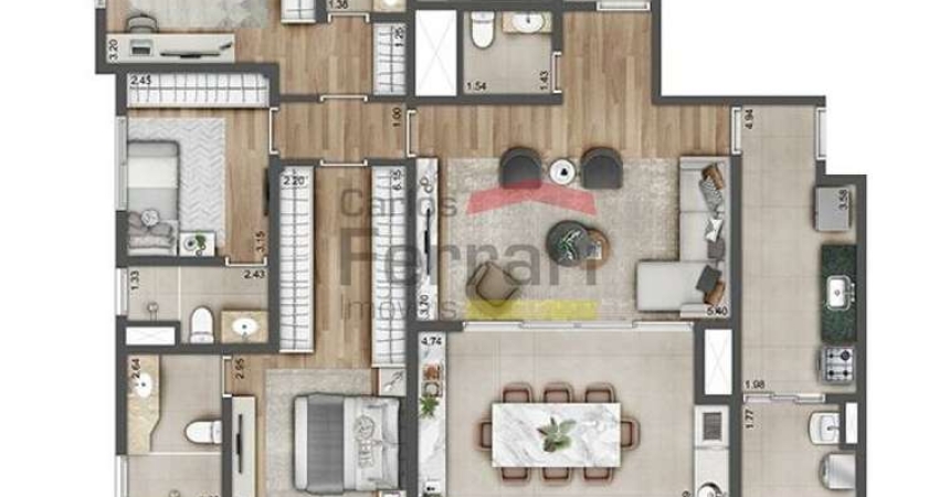 VERDANT PARQUE RISORT CANTAREIA ,3 SUITES ,2 VAGAS 129 METROS