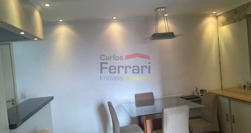 Apartamento 57m²  - Vila Paiva 02 dormitórios, 01  vaga, sacada,