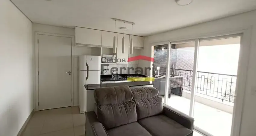 Apartamento 38m² semi mobiliado com varanda gourmet e andar alto no citron residence, no limão!