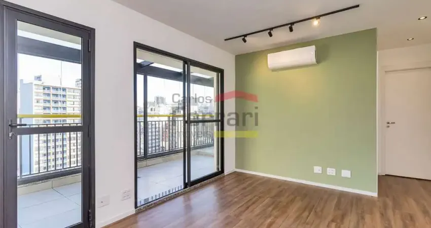 Apartamento a venda, reformado santa cecilia,   70m2 - 1 dormitório,  garagem