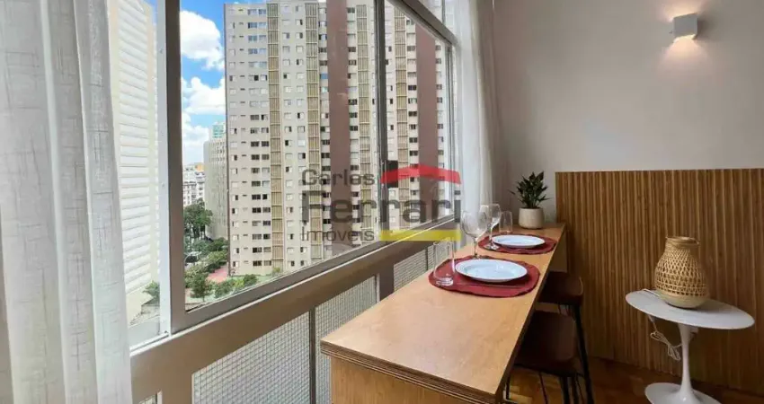 Studio mobiliado no edifício copan, 28 metros, 1 dormitório, ao lado do metrô república