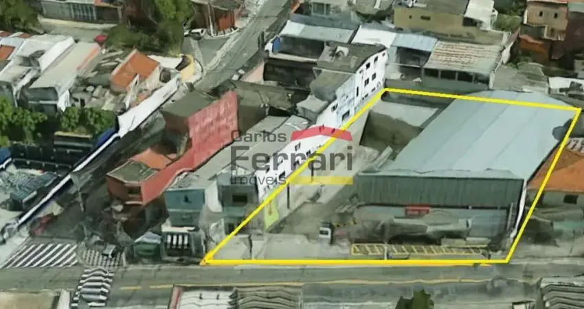 Área à venda com 1.480m² e galpão de 880m² na casa verde - zoneamento zm