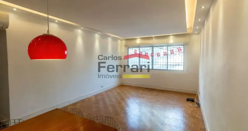 Apartamento totalmente reformado no itaim bibi - 107 m², 3 dormitórios, 1 suíte, vaga.