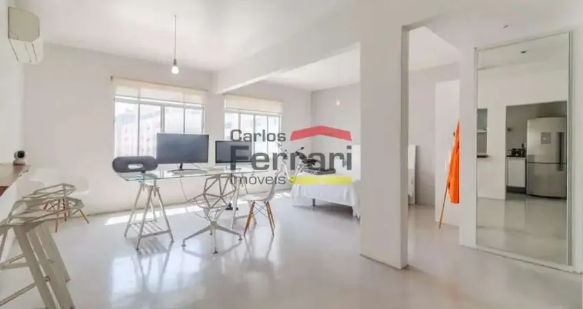 Apartamento a venda, pinheiros, 56 metros, 1 dormitório, sem vaga, próximo metrô fradique coutinho