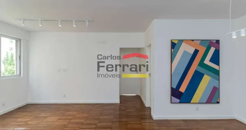 Apartamento de luxo nos jardins, 105m² com 2 suítes e vaga | alameda joaquim eugênio de lima