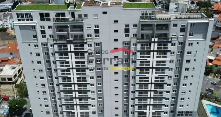 Água fria - locação de apartamento mobiliado de 48 m², com 2 dormitórios sendo 1 suite, 1 vaga.