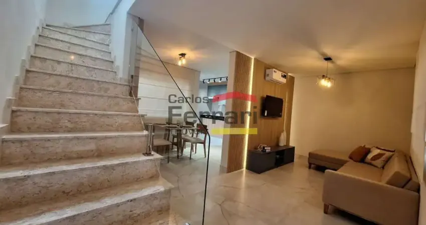 Sobrado/Apartamento Condomínio 105m² Rua Casa Forte 2 suítes 2 vagas próximo ao Metrô Parada Inglesa