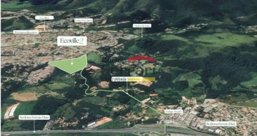 Lote à venda com 539,99 m² no condomínio Ecoville 2, em Atibaia