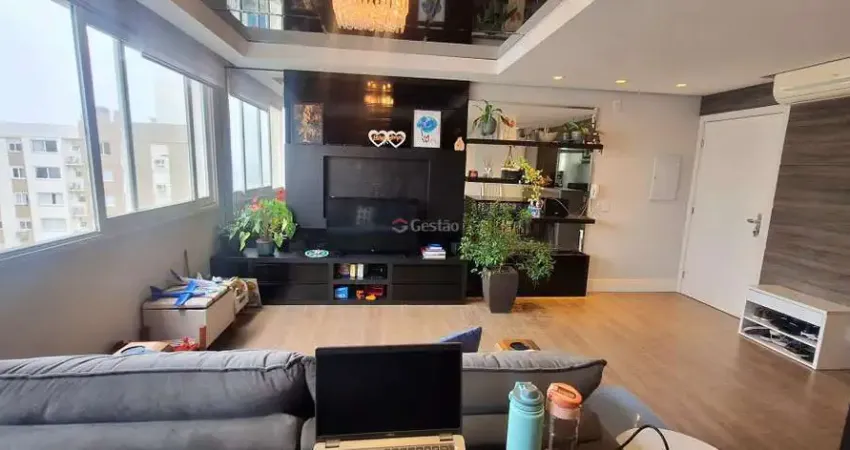 Apartamento mobiliado de 3 quartos com duas vagas de garagem à venda no vida viva club canoas