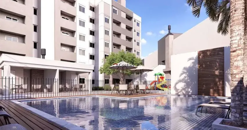 Apartamentos de 2 dormitórios com sacada, churrasqueira e vaga de garagem NÁPOLES CLUBE RESIDENCIAL