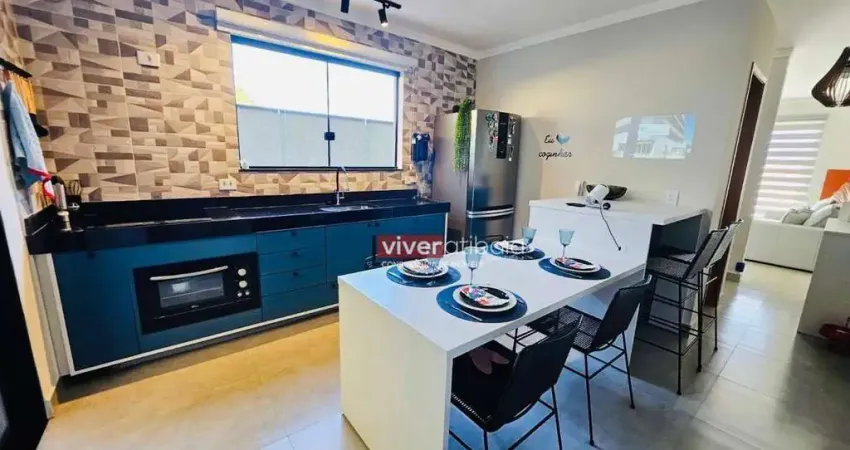 Casa com 2 dormitórios à venda, 79 m² por R$ 669.000,00 - Jardim Maristela - Atibaia/SP