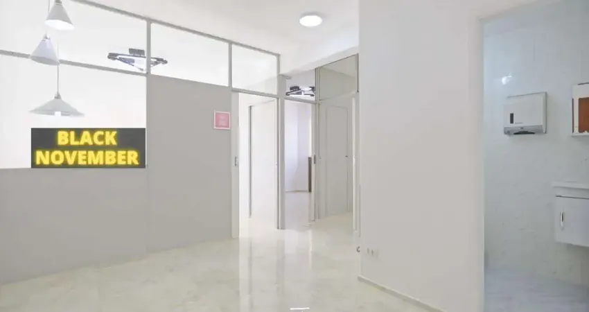 Grupo de sala comercial reformada para locação, centro, são josé dos pinhais- pr