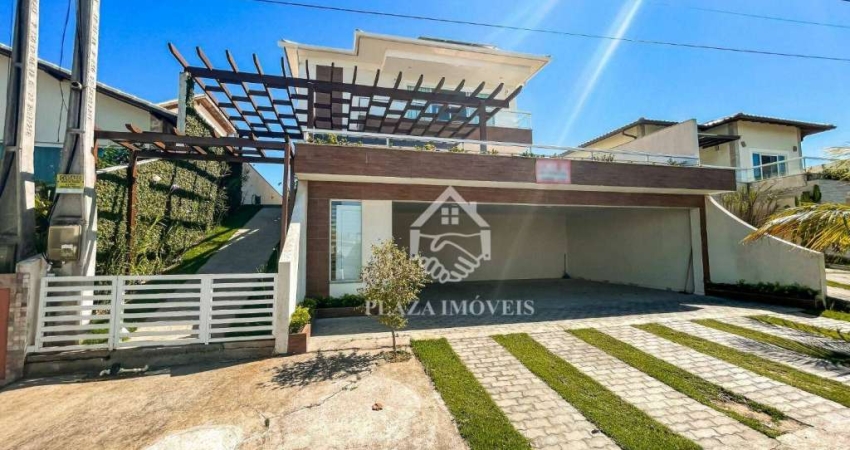 Casa com 4 dormitórios, 290 m² - venda por R$ 1.890.000 ou ALUGUEL por R$ 8.286/mês - Cond. Blue Garden - Nova São Pedro - São Pedro da Aldeia/RJ