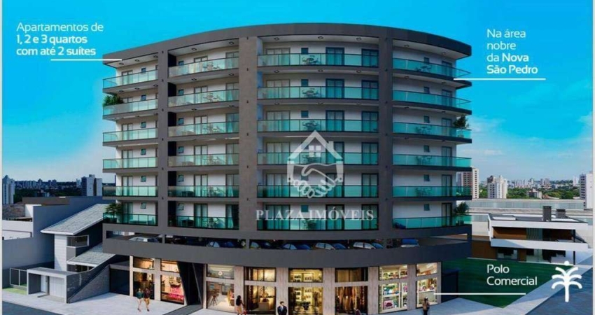 Apartamento com 2 dormitórios à venda, 74 m² por R$ 422.892,42 - Nova São Pedro - São Pedro da Aldeia/RJ