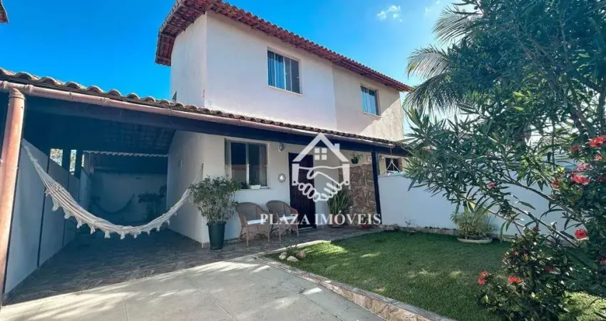 Casa com 2 dormitórios à venda, 57 m² por r$ 300.000 - cond. solar da lagoa - jardim morada da aldeia - são pedro da aldeia/rj