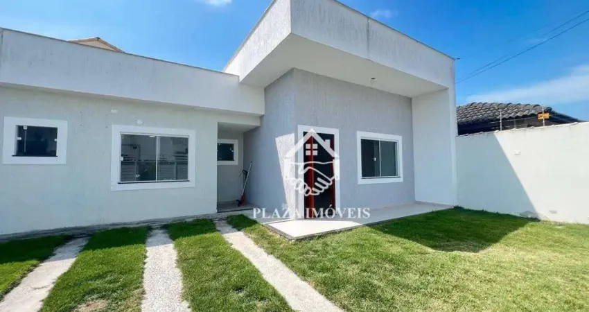 Casa com 3 dormitórios, 104 m² - venda por r$ 650.000,00 ou aluguel por r$ 4.715,00/mês - nova são pedro - são pedro da aldeia/rj