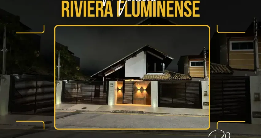 VENDO CASA ESPETACULAR COM 3 DORMITÓRIOS NO RIVIERA EM MACAÉ
