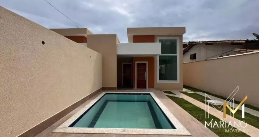VENDO LINDA CASA LINEAR  COM 3 QUARTOS NO VILLAGE EM RIO DAS OSTRAS