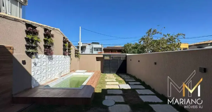 VENDO MARAVILHOSA CASA COM 3 DORMITÓRIOS E PISCINA NO RECREIO EM RIO DAS OSTRAS