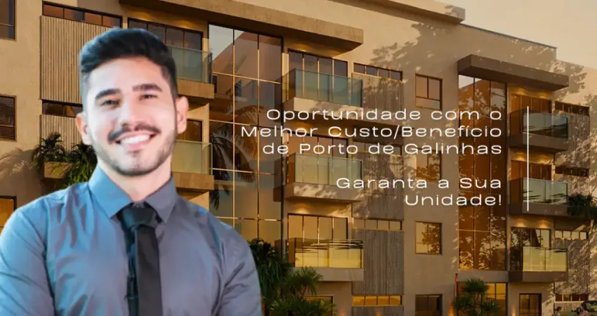 Apartamento em Porto de Galinhas | 1 Quarto | Perto do Centrinho | Alta Rentabilidade