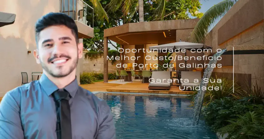 Apartamento em Porto de Galinhas | 1 Quarto | Perto do Centrinho | Alta Rentabilidade