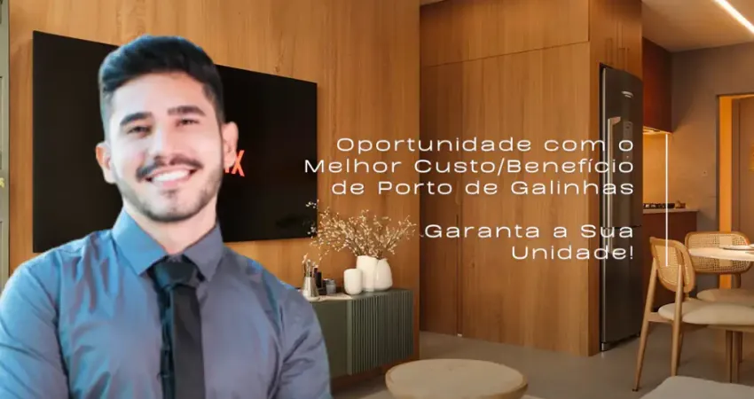 Apartamento em Porto de Galinhas | 1 Quarto | Perto do Centrinho | Alta Rentabilidade
