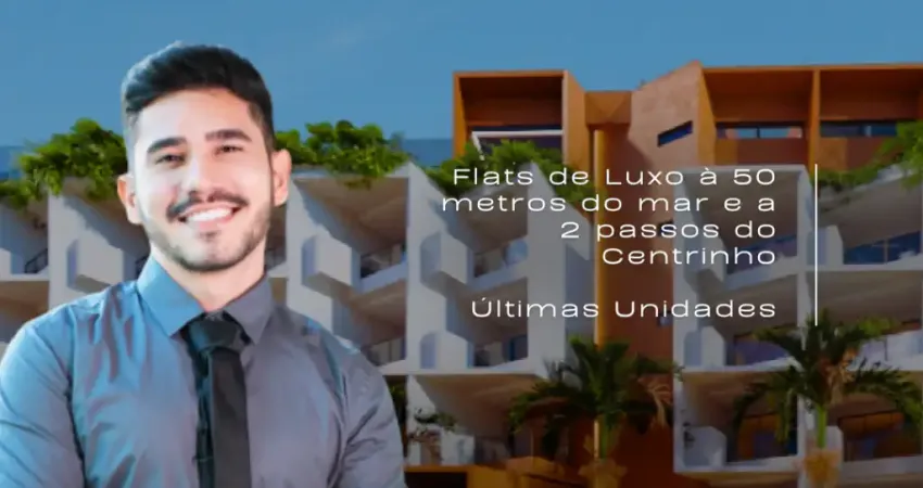 Apartamento em Porto de Galinhas | No Centrinho | 50 m do Mar | Serviços de Resort