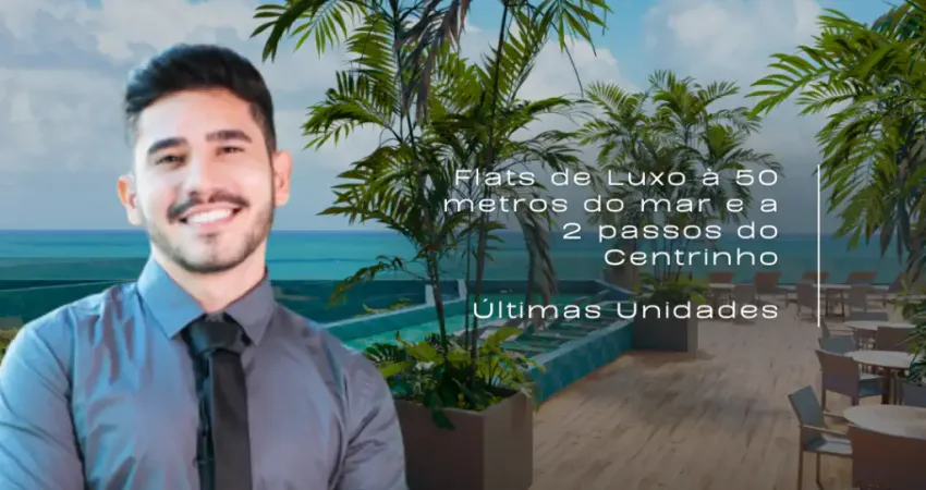 Apartamento em Porto de Galinhas | No Centrinho | 50 m do Mar | Serviços de Resort