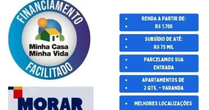 Apt 2 qts , opção de varanda e suíte e lazer completo.