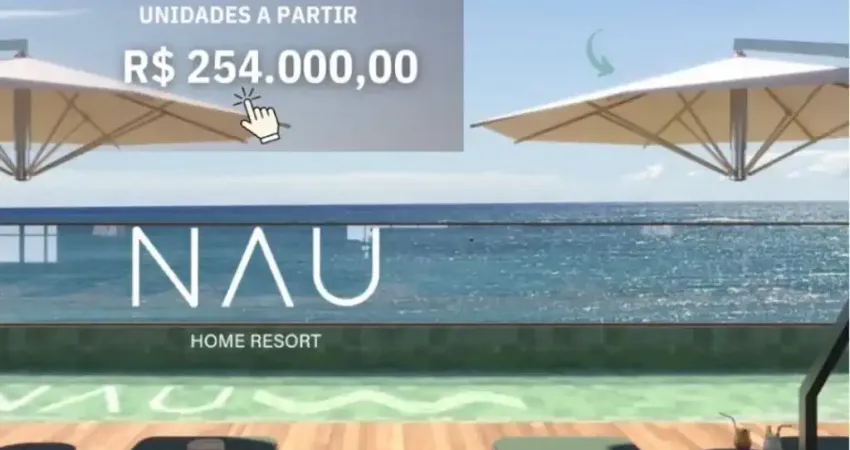 PM- Nau home resort o seu novo refúgio a 100m do mar, flats com tipologias de studio a 3 qts.