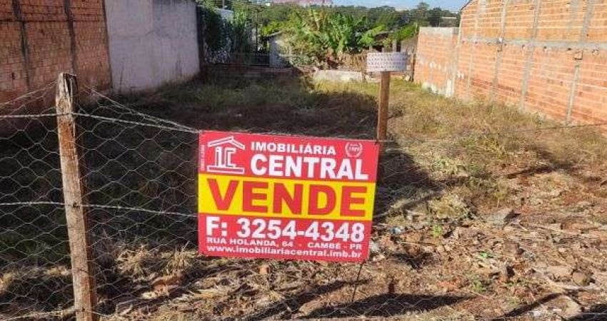 Terreno à venda na Rua Lucas Conchon, 44, Jardim Boa Vista, Cambé