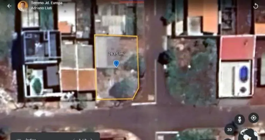 Terreno à venda na Rua Maria Aparecida Pavinato, s/n, Jardim Europa, Cambé
