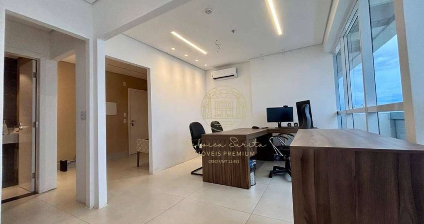 OPORTUNIDADE! SALA COMERCIAL A VENDA MOBILIADA NO ED. HELBOR DUAL BUSINESS