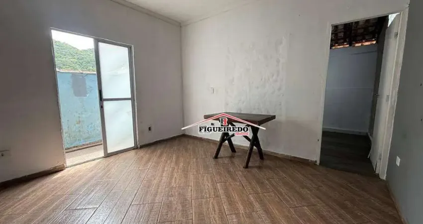 Casa com 2 dormitórios para alugar por r$ 1.050,00/mês - japuí - são vicente/sp