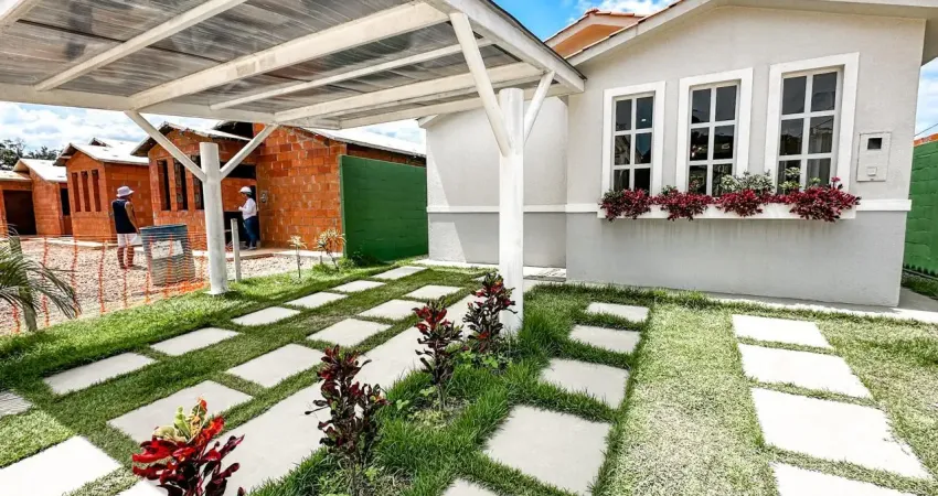 Residencial mirante tarumã - casa de 71m² com 3 quartos e 2 vagas de garagem na ponta negra