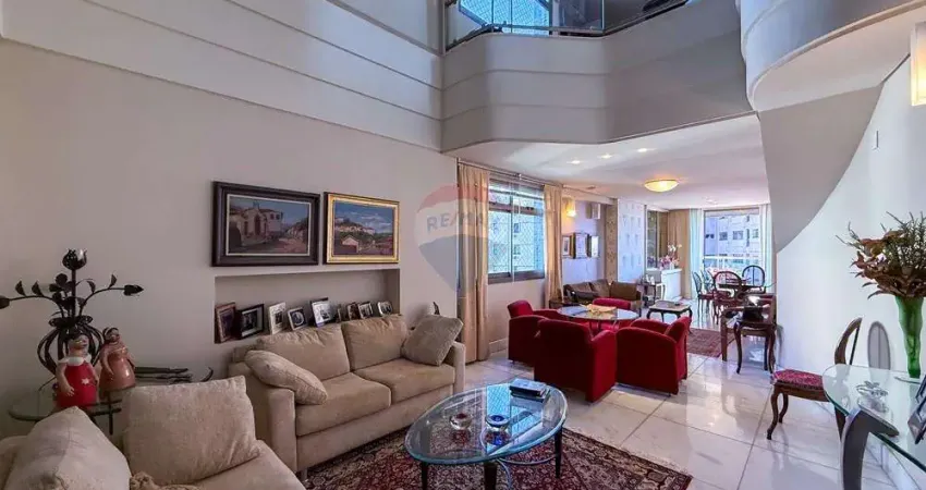 Duplex no belvedere com pé direito duplo,  228m², vista panorâmica e 4 vagas