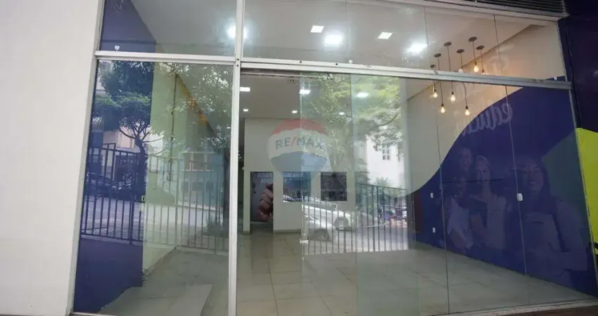 Loja 500 m² , lourdes, fachada de vidro e pé-direito duplo com 5 vagas