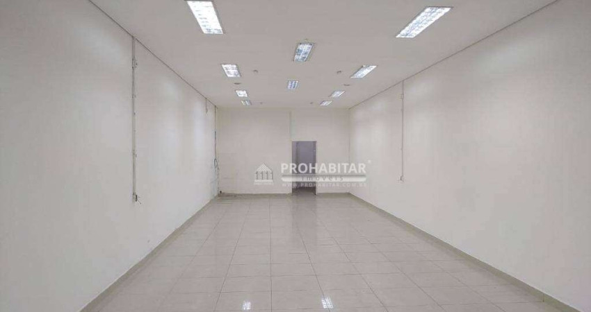 Alugo excelente salão comercial de 125 m² de área total com excelente localização no centro da Vila São José região da Cidade Dutra, bom negócio