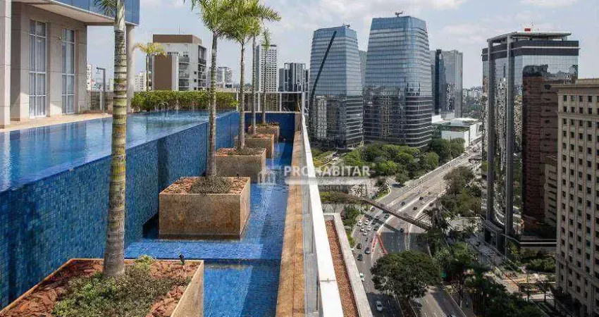 Flat com 1 dormitório, 54 m² - venda por R$  ou aluguel por R$ 9.260/mês - Vila Olímpia