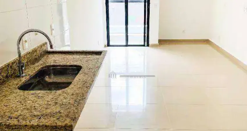 Maravilhoso Studio conceito aberto de 24m²  pequena cozinha e banheiro bem aconchegante, Sem varanda