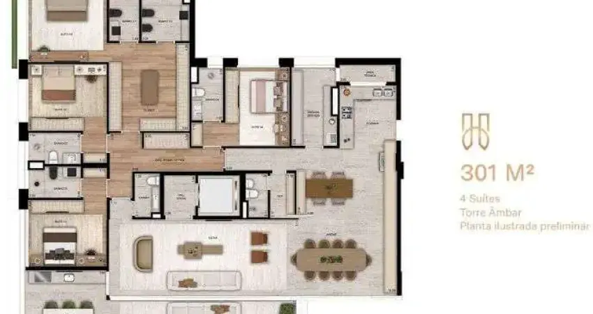 Apartamento com 4 quartos à venda na Rua Manuel da Nóbrega, 1506, Ibirapuera, São Paulo