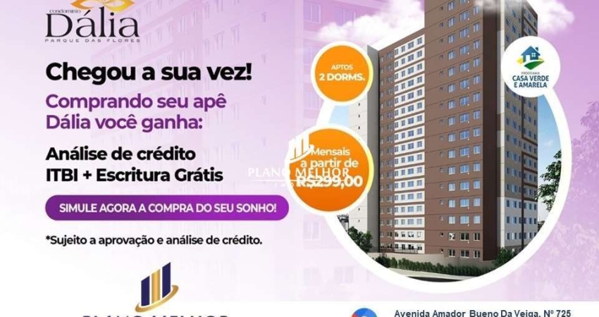 LANÇAMENTO - Apartamento à Venda em Guaianazes no Parque Dom João Neri com 2 Dormitórios com 1 Vaga com 35M² - AP1717