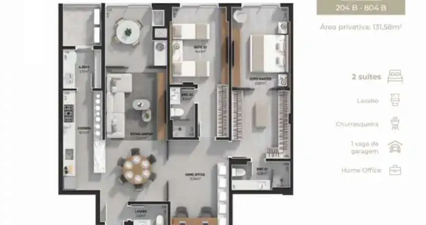 Apartamento com 2 quartos à venda na Rua Marcílio Dias, 7, Estreito, Florianópolis