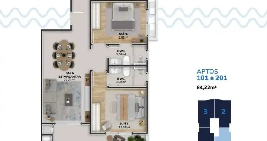 Apartamento com 2 quartos à venda na Rodovia Francisco Thomaz dos Santos, 9005, Pântano do Sul, Florianópolis