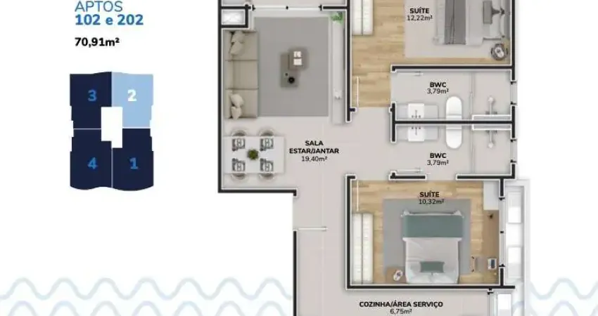Apartamento com 2 quartos à venda na Rodovia Francisco Thomaz dos Santos, 9005, Pântano do Sul, Florianópolis