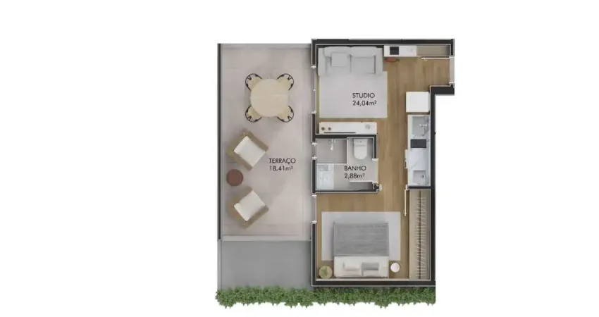 Kitnet / Stúdio à venda na Rua José Boiteux, 53, Centro, Florianópolis